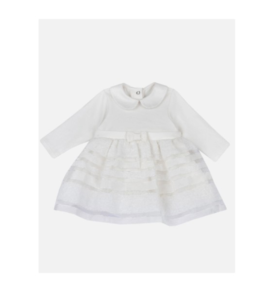 Abito bambina con gonna rigata 5956 - Chicco 