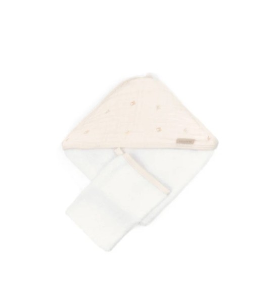 Asciugamano Con Cappuccio + Guanto Bamboom Animal Friends