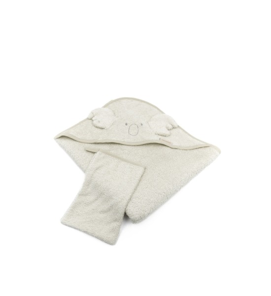 Asciugamano con cappuccio + guanto Bamboom Koala