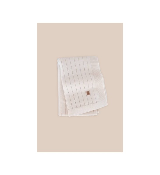 Bamboom Knitted Stripes Cradle Cover 100 x 75 Cm