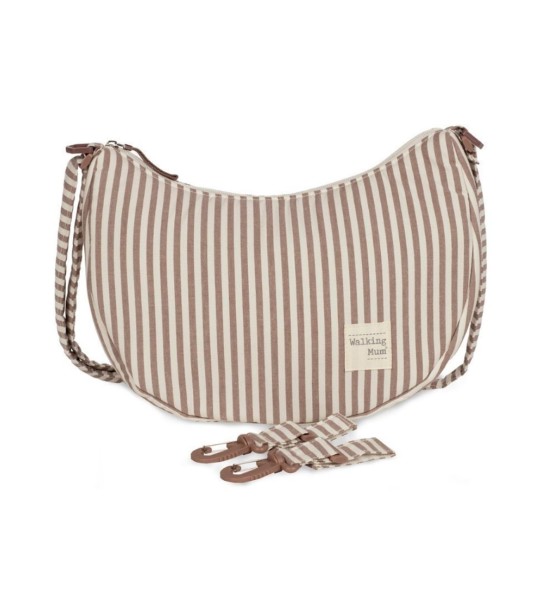 Borsa a Tracolla Gondola Praliné Strisce - Walking Mum