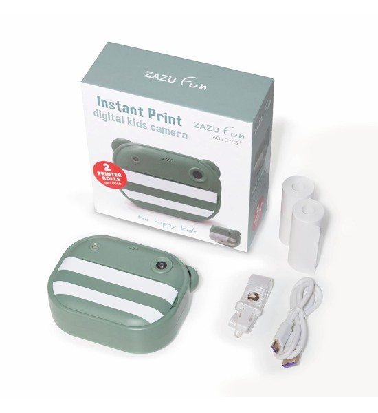 Appareil photo instantané vert Zazu Fun