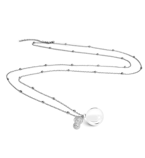 Chiama Angeli Ciuccio Con Cristalli Bianchi MAMIJUX