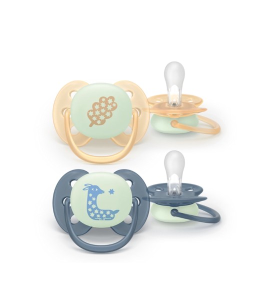 Succhietto Pacifier Ultra SoftNighttime 6/18 Mesi - Philips Avent