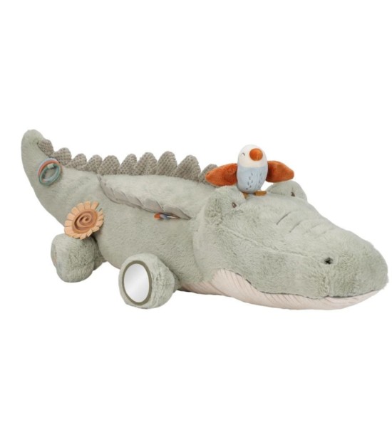  Peluche Multi Attività XL Coccodrillo - Little Dutch