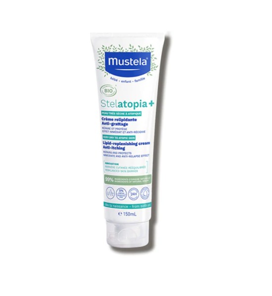 Stelatopia+ Crema relipidante certificata bio - Mustela