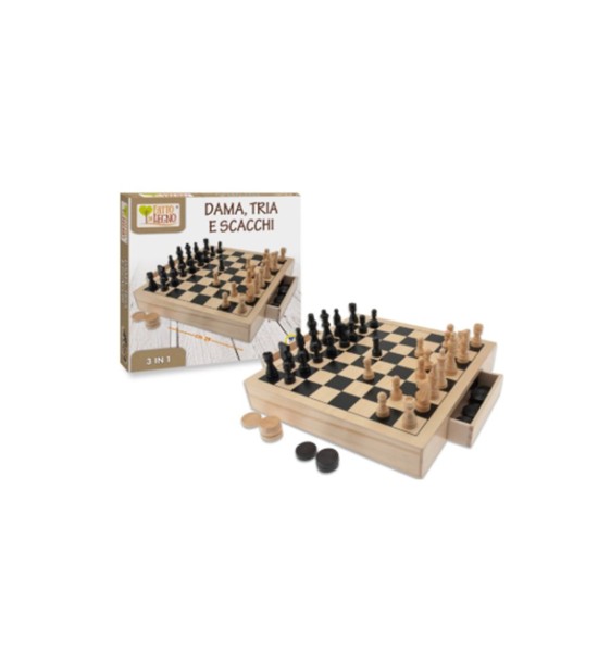 Dama Scacchi Legno - Teorema