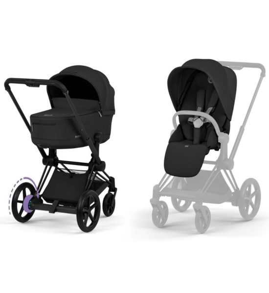 Duo E-Priam Telaio Matt Black Cybex New Generation - Comfort Collection