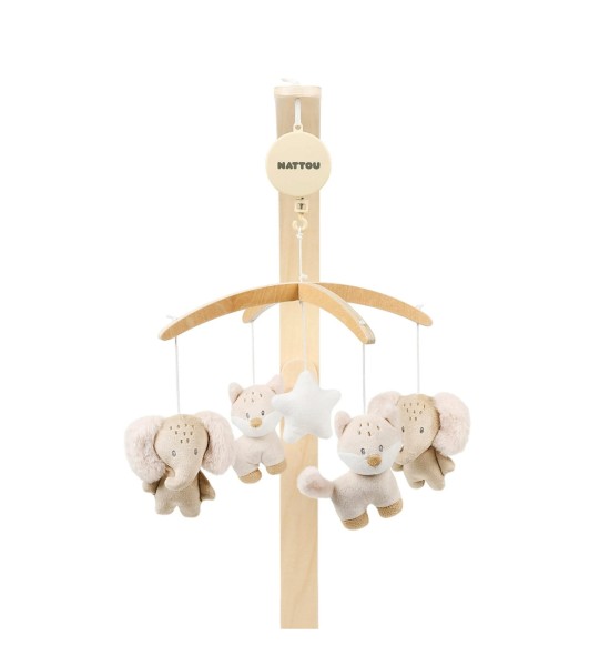 Giostrina in Legno Flo, Oli & Ernest - Nattou