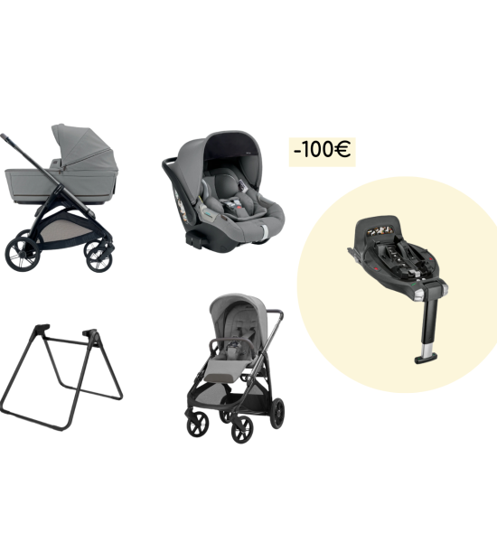 Promozione System Quattro Inglesina Aptica con Darwin Recline Evo 2026 + Base girevole Darwin 360°