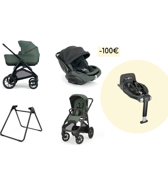 Promozione System Quattro Inglesina Aptica XT con Darwin Recline 2026 + + Base girevole Darwin 360°