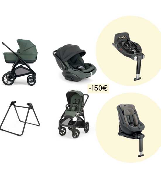 Promozione System Quattro Inglesina Aptica XT con Darwin Recline 2026 + + Base girevole Darwin 360° e Darwin Next Stage