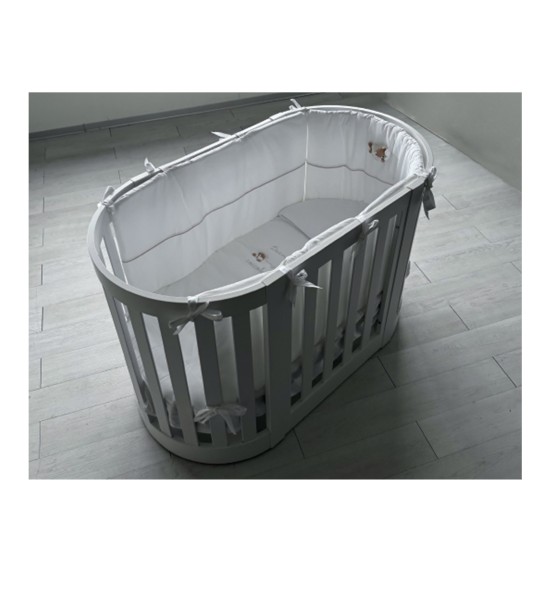 Lettino Ovale Evolutivo Nanan + Kit