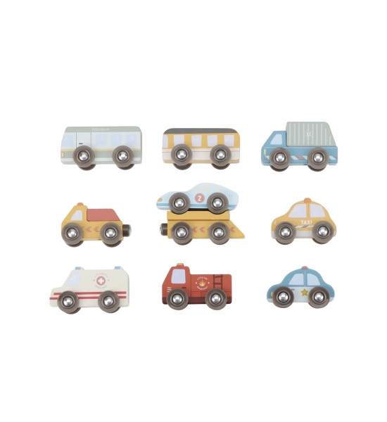 Wooden Vehicle Set Little Dutch