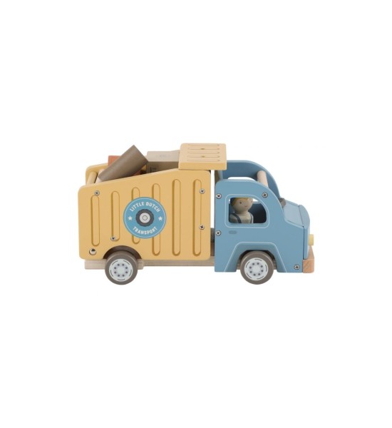 Garbage Truck With Wooden Characters Little Dutch