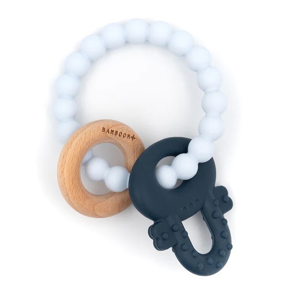 Bamboom Wood and Silicone Teether