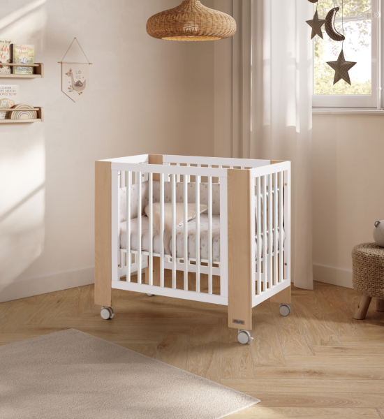 Culla Mini Converbaby Micuna con Materasso e Completo Piumone  90x50 cm