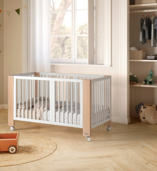 Culla Evolutiva con Estensioni Converbaby Micuna con Materassi e Completi Piumone 