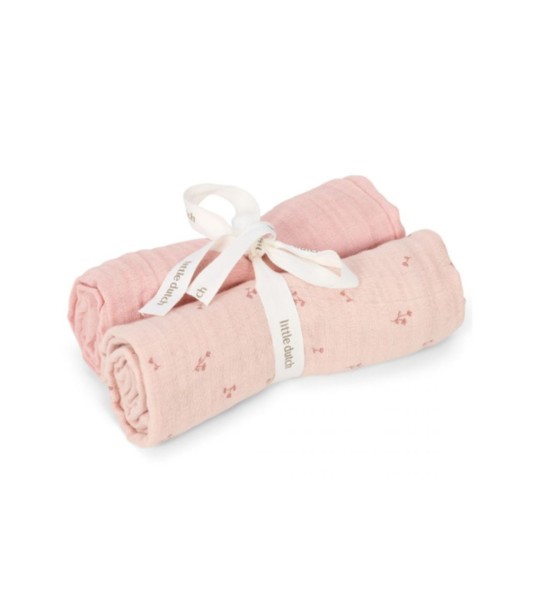 Set 2 Mussole 70x70 Cm - Little Dutch