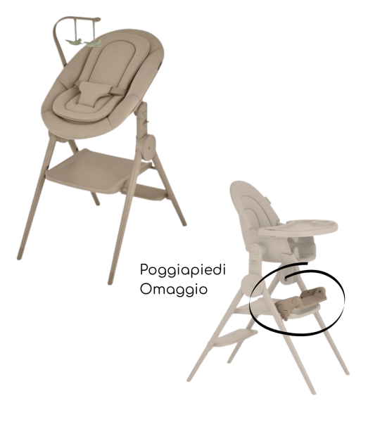 Promozione Seggiolone Ozy con Poggiapiedi in Omaggio 