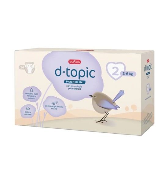 Pannolini D-Topic 24 Pezzi - Buona