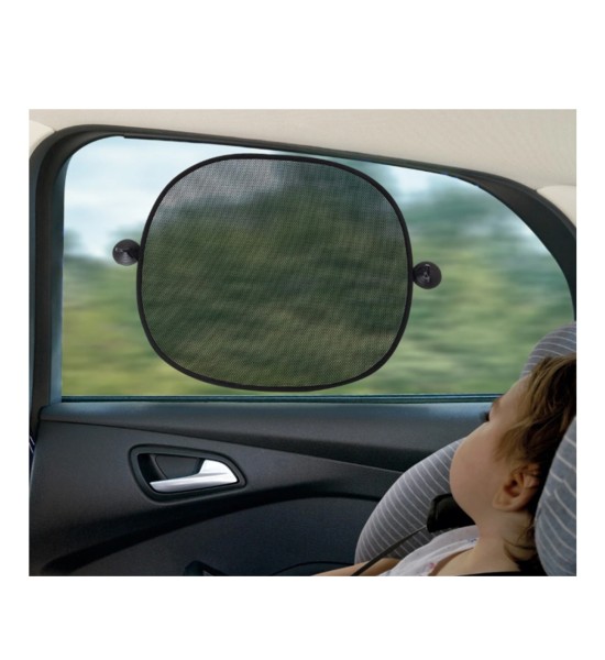 Parasole Per Auto Nero 2 Pezzi - Kiokids