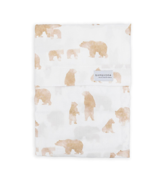 Drap de lit Bamboom 110 x 140 cm avec taie d'oreiller
