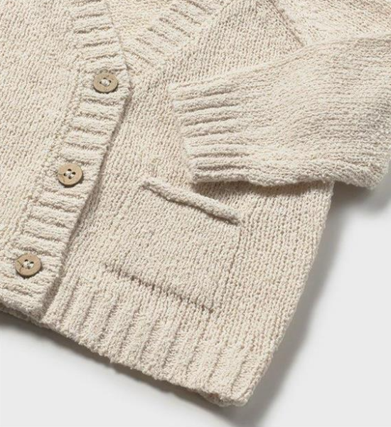 Cardigan collo a V tricot grano - Mayoral 