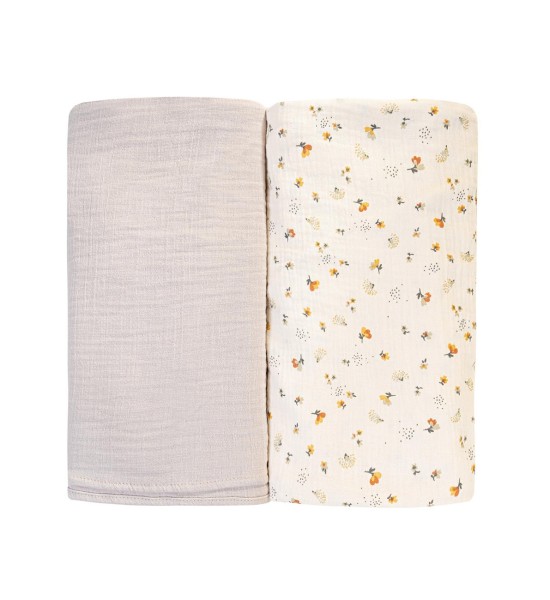 Swaddle In Mussola Set 2 pz. Dili Best Natural