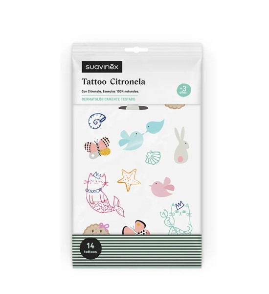 Tattoos Antizanzare alla Citronella 14pz - Suavinex