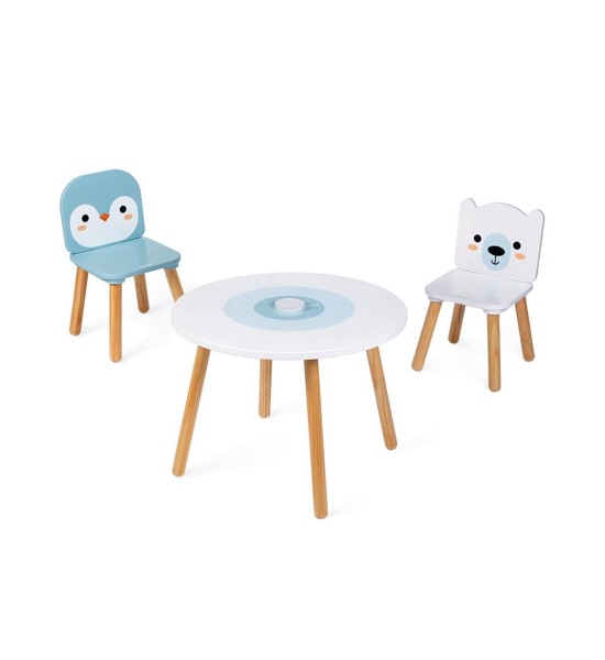 Table et 2 chaises Banchisa Janod