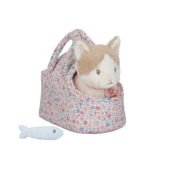 Marley Cat Plüsch mit Tragetasche — Little Dutch