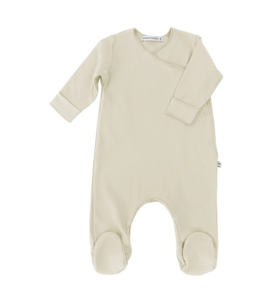 Tutina Con Piedi Pure Light Khaki - Bamboom