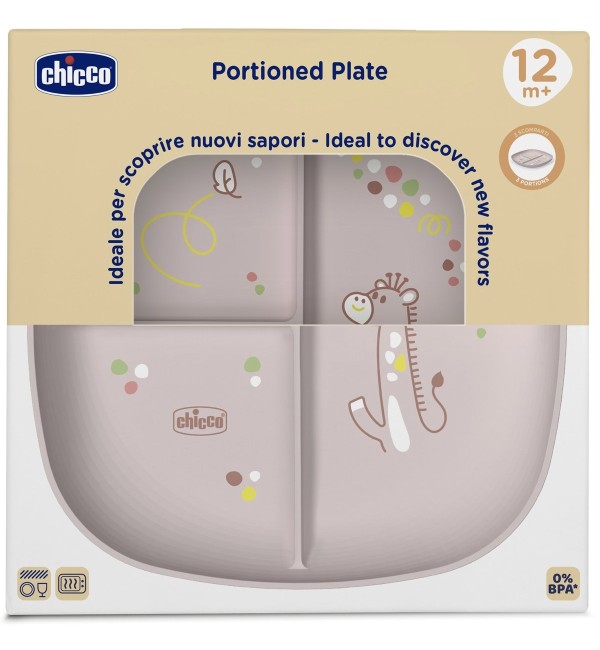 Portioned plate Chicco 12+