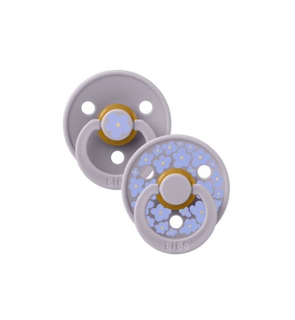 Ensemble de 2 sucettes BIBS Collection Studio Fossil Grey