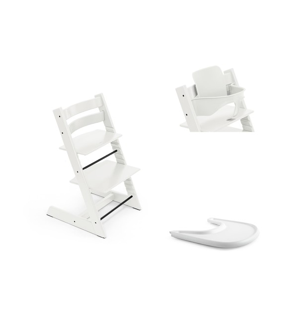 Bundle STOKKE ® TRIPP TRAPP ® Sedia + Baby Set + Vassoio 