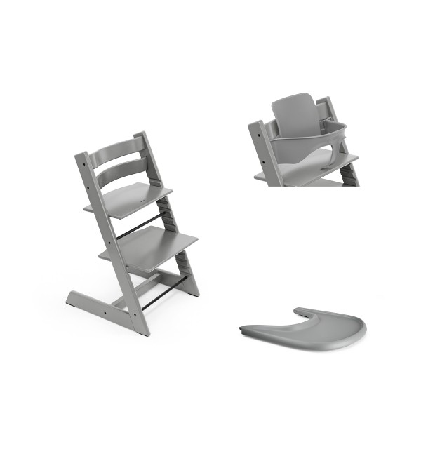 Bundle STOKKE ® TRIPP TRAPP ® Sedia + Baby Set + Vassoio 