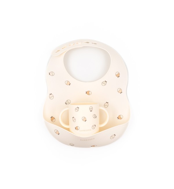 Set Bamboom Bavaglino In Silicone e Tazza