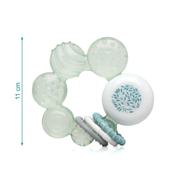 Anello Massaggiagengive Refrigerante Verde Salvia - Kiokids