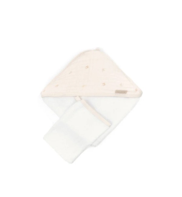 Asciugamano Con Cappuccio + Guanto Bamboom Animal Friends