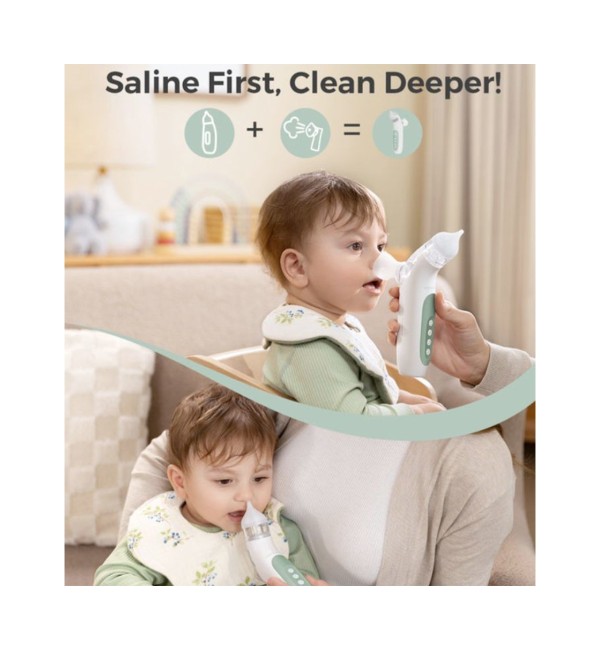 Aspirateur nasal électrique 2 en 1 avec aspiration - Momcozy