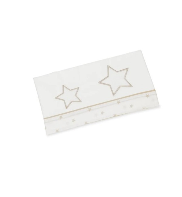 Lenzuola Azzurra Design Glam Per Culla