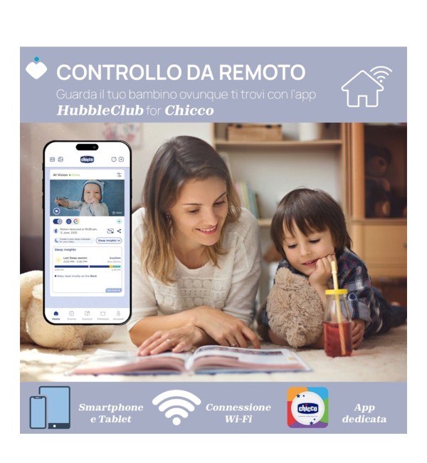 Video Baby Monitor WI-FI – Smart AI - Chicco
