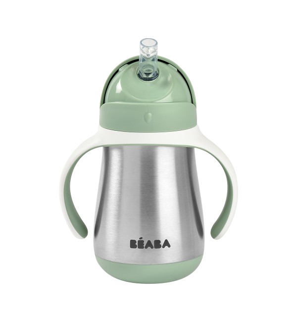 Tazza Con Cannuccia In Acciaio Bèaba 250 ml