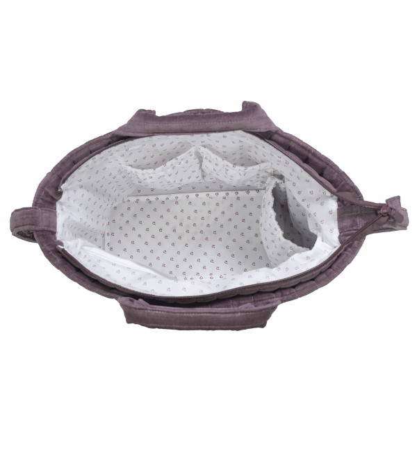 Cherry Velvet Changing Bag Pasito a Pasito