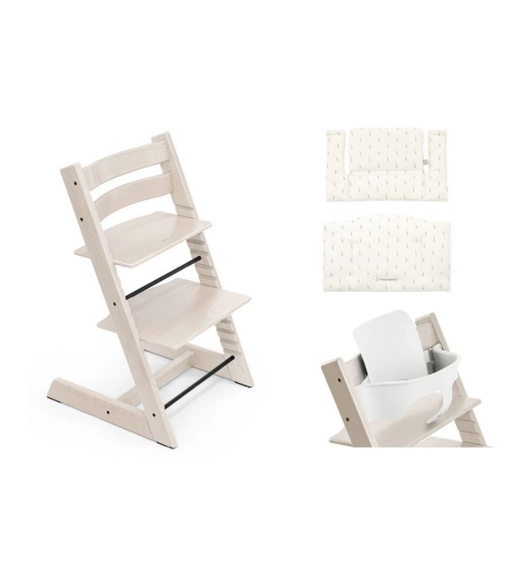 Bundle STOKKE ® TRIPP TRAPP ® Sedia + Baby Set + Cuscino
