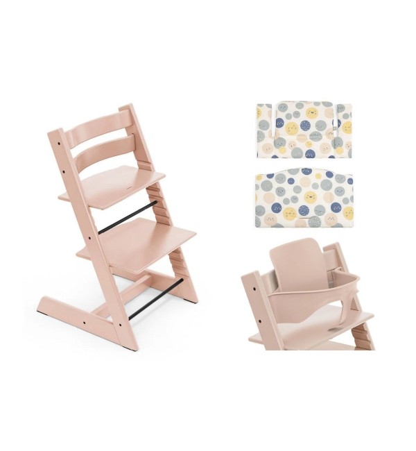 Bundle STOKKE ® TRIPP TRAPP ® Sedia + Baby Set + Cuscino