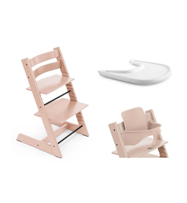 Bundle STOKKE ® TRIPP TRAPP ® Sedia + Baby Set + Vassoio 