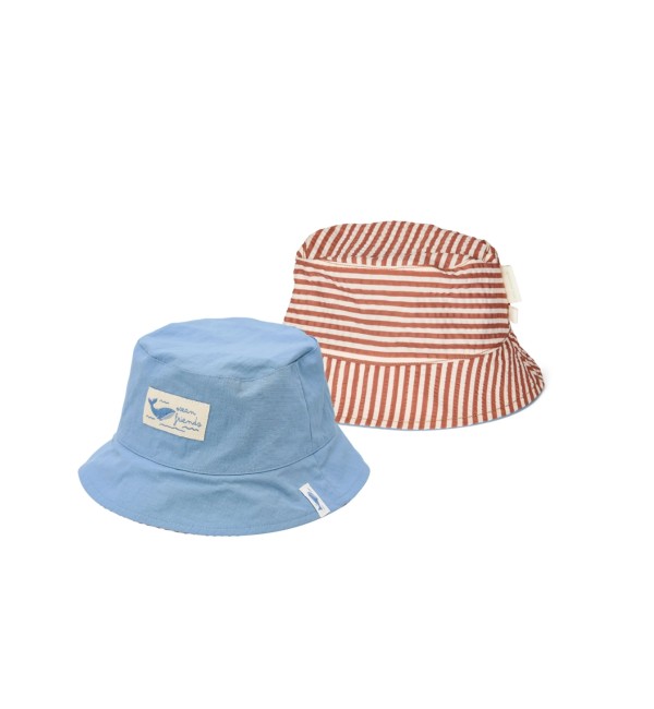 Cappello Blu Strisce marrone oceano - Little Dutch