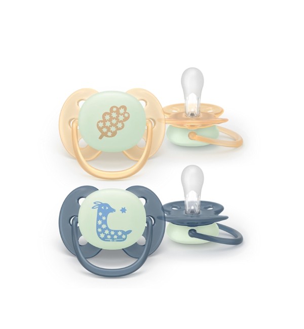 Chupete Ultra SoftNighttime para 6/18 meses - Philips Avent